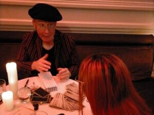 Jérôme Morel en séance de voyance événementielle en entreprise